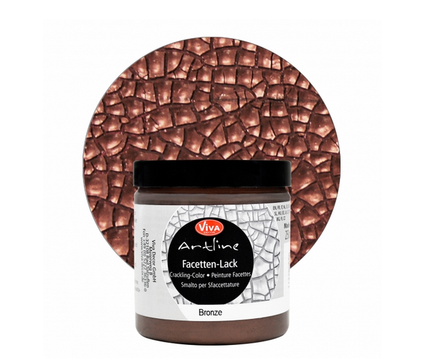 Faceted Varnish Crackling Color Bronze 250 g