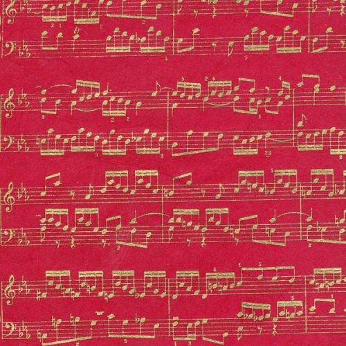 Paper Music Red