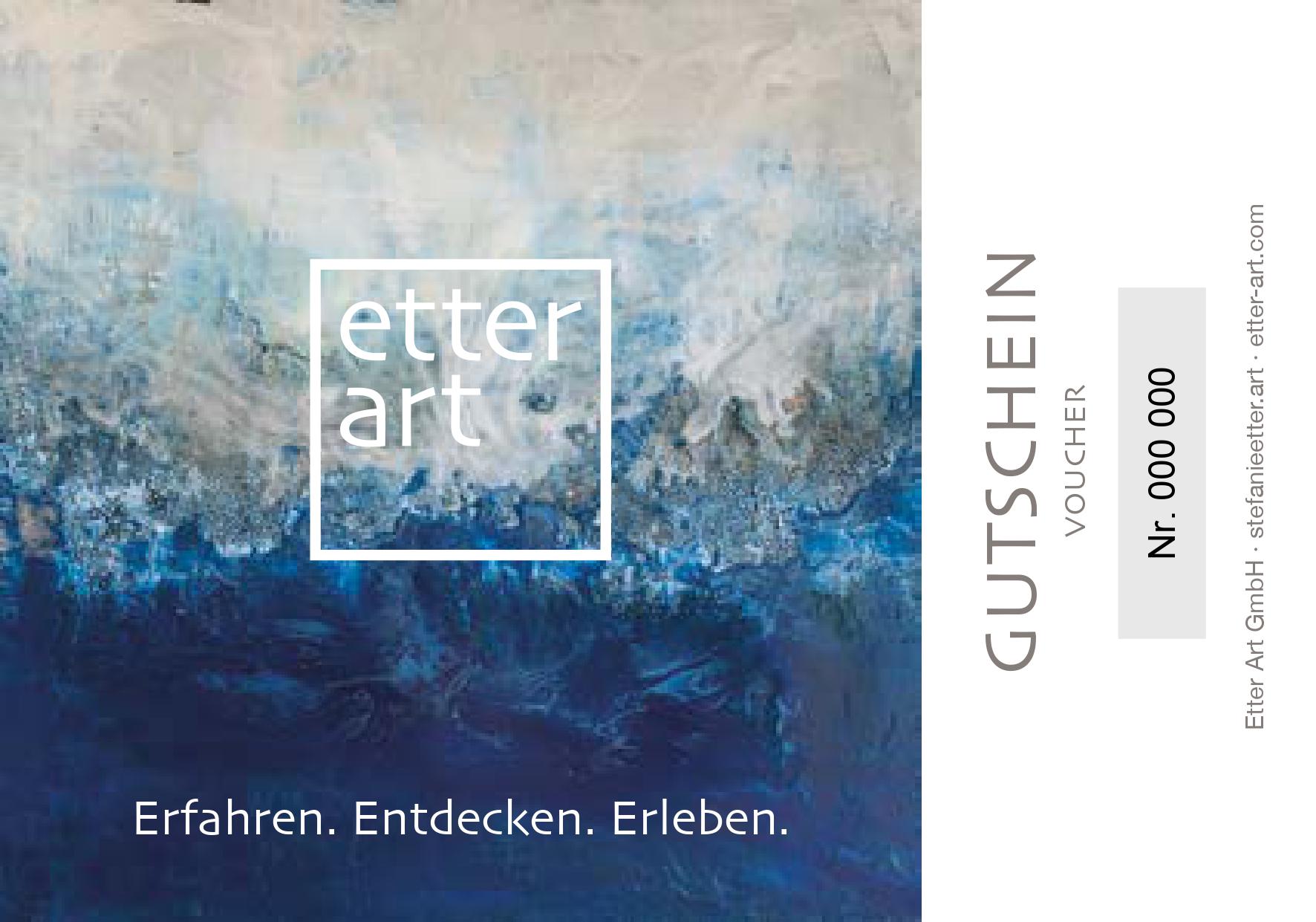 Etter Art Gutschein Virtuell 150 €-Blue