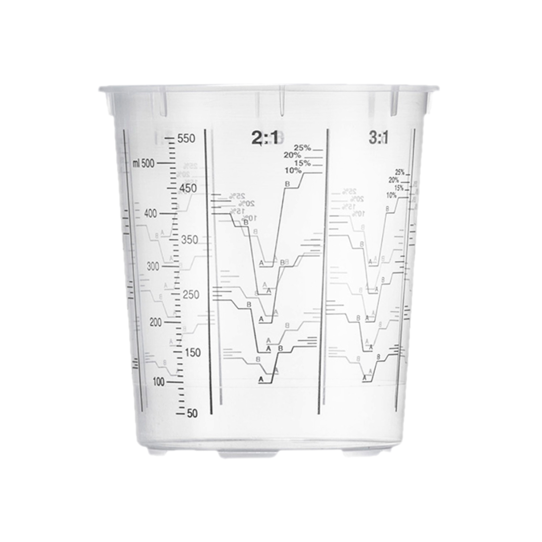 Mixing Cup with Scale in 3 Sizes