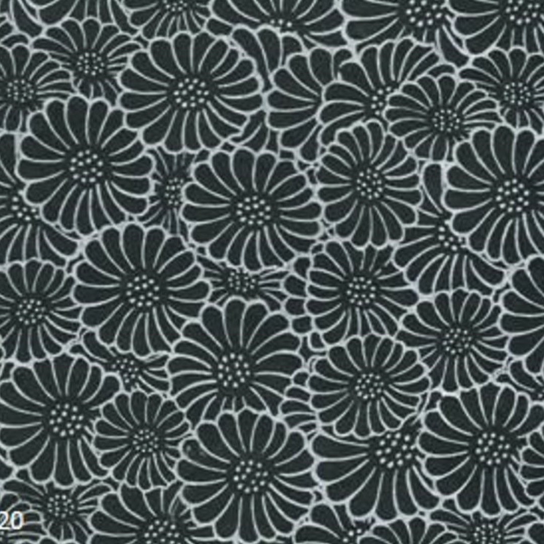 Flower Paper Black